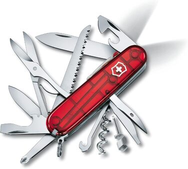 Мультитул Victorinox Huntsman Lite: Швейцарський ніж з 21 функцією, включаючи штопор та міні-викрутка 1.5 мм