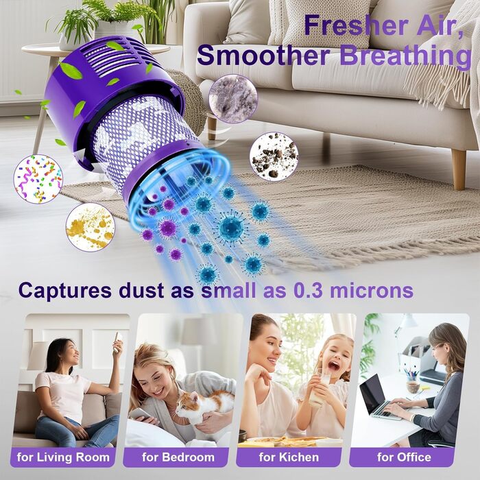 Замінний контейнер для пилу до пилососа Dyson V10 SV12 SV13 SV27, з HEPA-фільтром та насадкою, аксесуари для Dyson V10