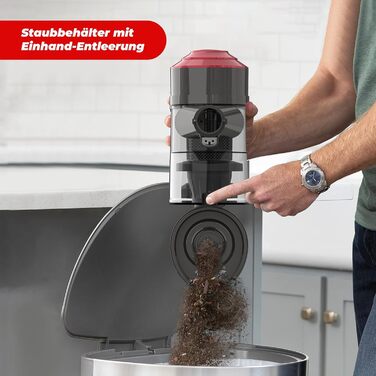 Акіта Бездротовий пилосос 30V 450W з акумулятором до 50 хвилин роботи, 3 режими всмоктування, ручний та стійкий, безщітковий цифровий двигун, літієва батарея, для килимів та шерсті тварин (V10A)