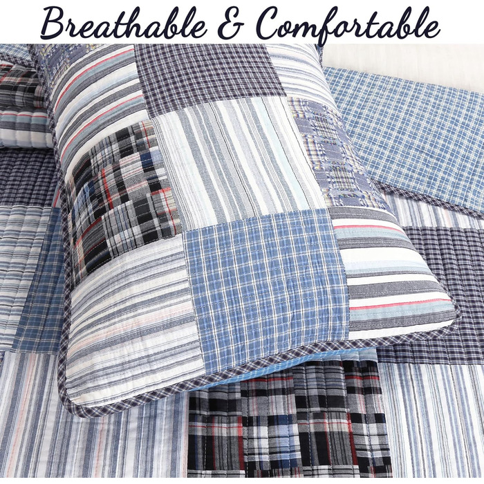 Комплект постільної білизни Cozy Line Home Fashions Moorea Wende, 3-частини (Деним, Twin)