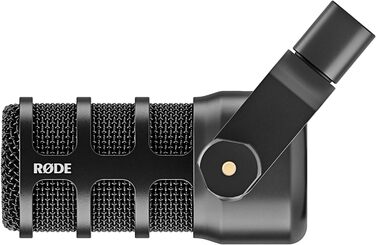 Rode PodMic USB – професійний подкаст-мікрофон з настільним тримачем Keepdrum MS138 (чорний/білий)