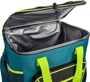 Термосумка 30 л - ідеальна для кемпінгу, пікніка, фестивалю, зберігання їжі та напоїв. Колір: морська хвиля