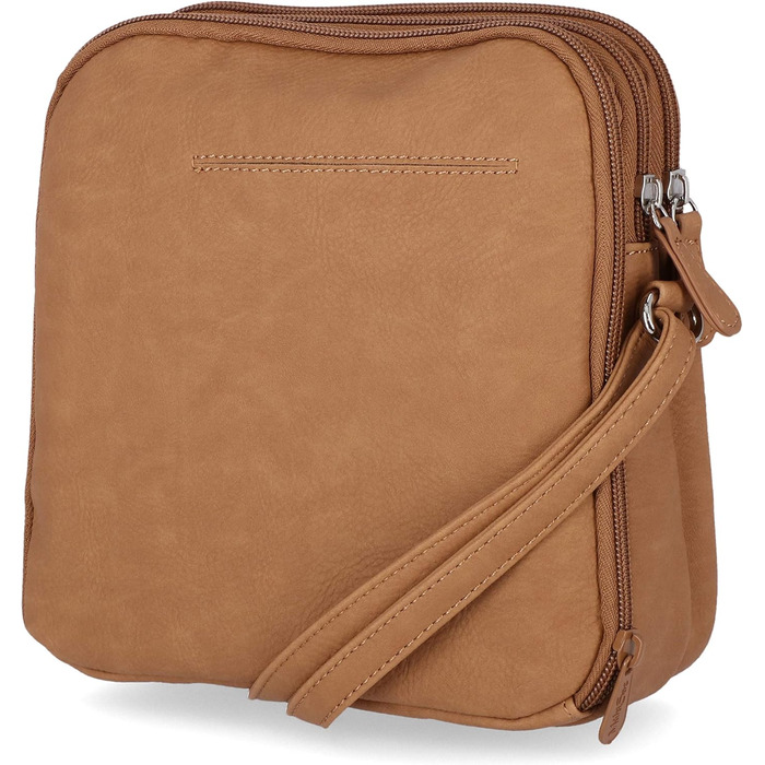 Сумка жіноча через плече MultiSac North South Mini Zip Around Hazelnut Brown