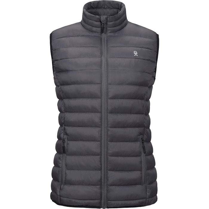 Жіночий теплий пуховий жилет itte Donkey Andy для туризму, подорожей та повсякденного носіння (сірий, L)