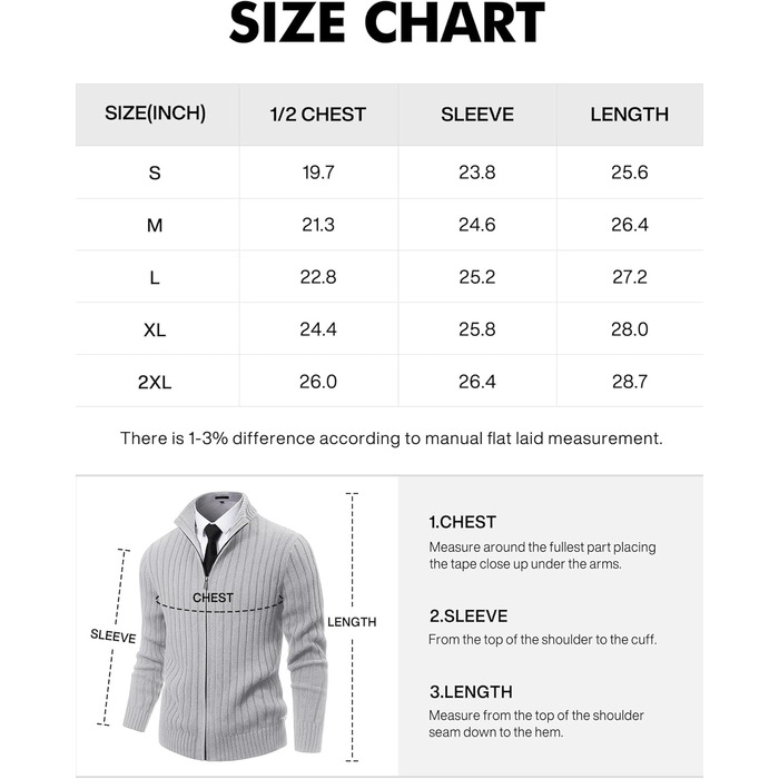 Чоловічий в'язаний кардиган NITAGUT з блискавкою, теплий, в'язаний пуловер, вінтажний стиль, колір темно-синій (XL, сірий)