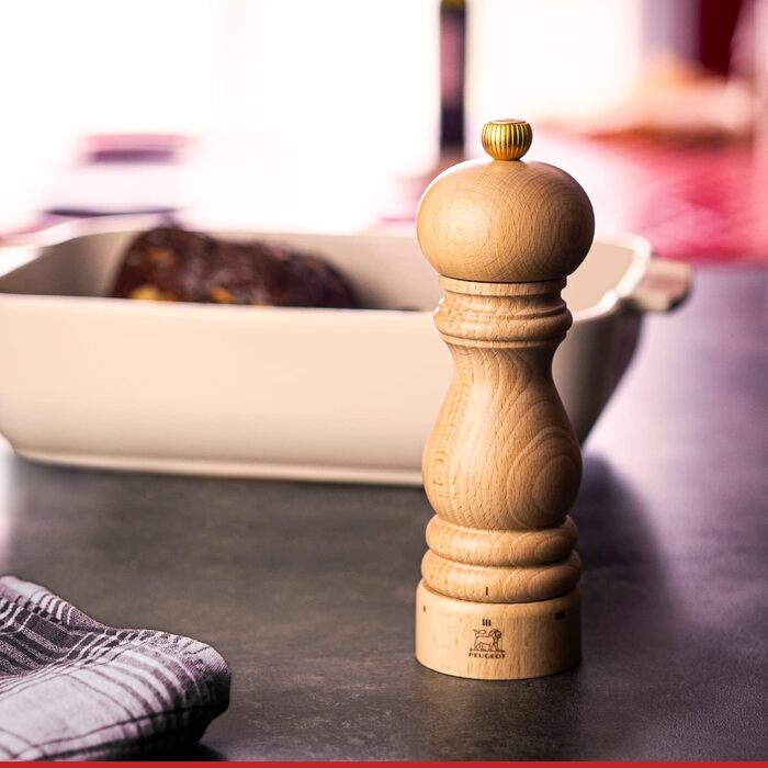 Набір для перцю та солі Peugeot Paris u'Select, 18 см - 6 ступенів помелу, механізм Zirlion, дерево PEFC, Made in France