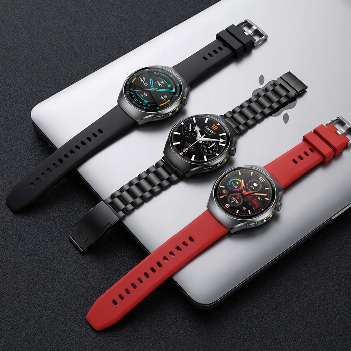 Смарт-годинник Lazird ZEGAREK з функціями ЕКГ, тонометром та глюкометром, чорний