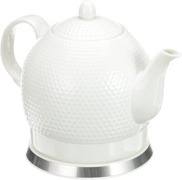 Concept Golf RK0050 Electric Kettle - Ceramic 1.2L, White - 3D Golf Ball Design