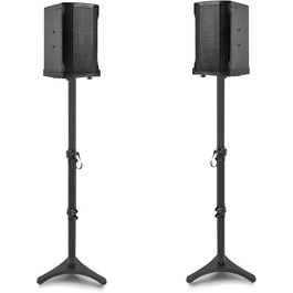 Підставка для колонок, 2 шт., регульована висота 86–127 см, з кабельною організацією, вантажопідйомність 3.6 кг, для малих колонок (PX3 3-P21)