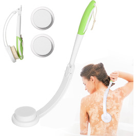 Набір для масажу спини з насадкою (3 змінні насадки), довга ручка - догляд за спиною 2024