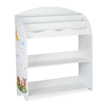 Relaxdays Children's Shelf with 4 Fabric Boxes