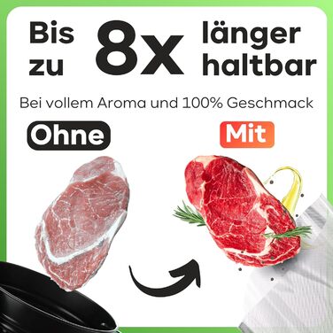ProfiCook® Вакуумний пакувальник PC-VK 1080: 18 пакетів, Sous Vide, стабільний шов, 12 л/хв, зберігає продукти до 8 разів довше
