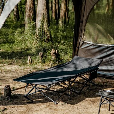 Розкладне ліжко Naturehike для кемпінгу з подушкою, 190 x 70 x 48 см, з утеплювачем, вантажопідйомність 150 кг, портативний шезлонг