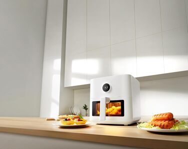 Фритюрниця Xiaomi Smart Air Fryer 5.5 л, біла, розумна електрична мультифункціональна