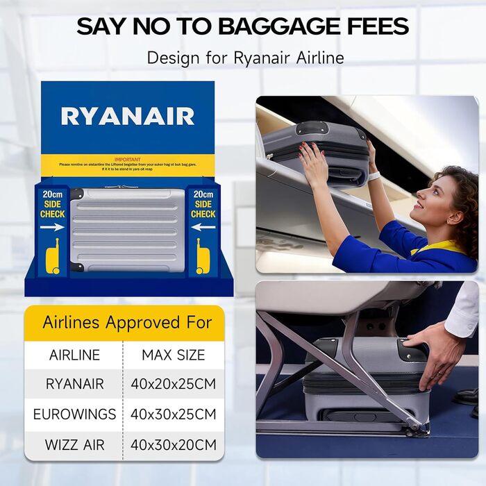 Набір валіз Boleedy 3шт, валіза на коліщатках, дорожній набір валіз (55/66/76 см), ручна поклажа, валіза з жорстким корпусом, 360° обертання, тихі подвійні колеса, телескопічна ручка, сірий колір