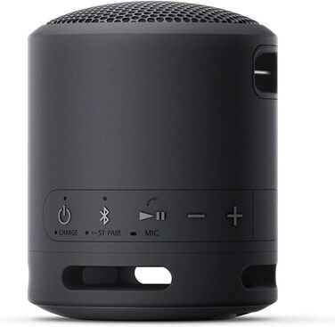 Портативна Bluetooth колонка Sony SRSXB13/B Extra Bass, чорна - Водонепроникна, USB-C, до 16 год роботи