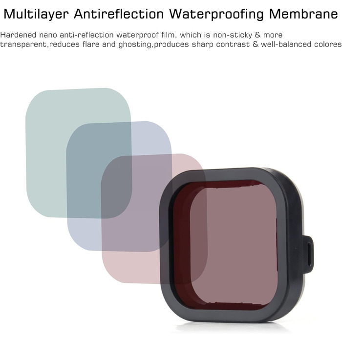 Фільтри для GoPro Hero 13: Набір ND/CPL для підводної зйомки (4 шт.)