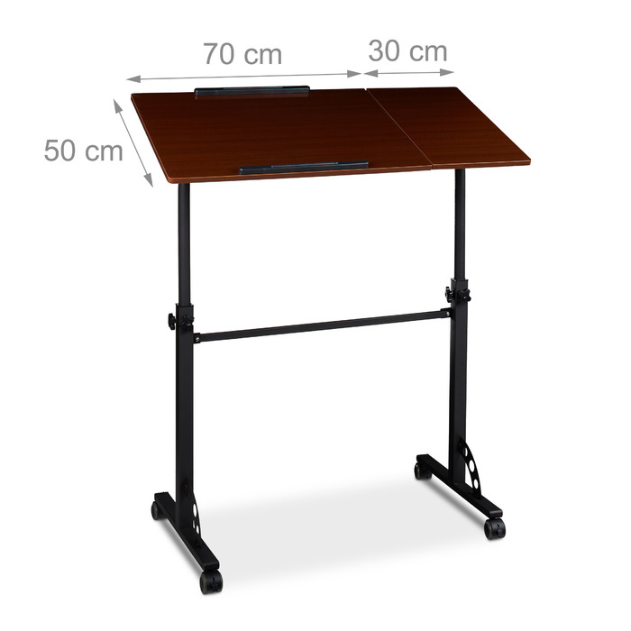 Relaxdays Large Laptop Table Premium XXL