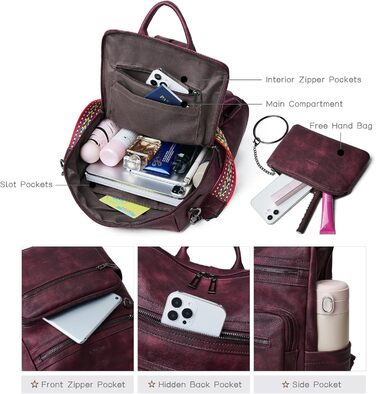 Шкіряний рюкзак-трансформер для жінок Shrrie: стильний рюкзак-сумка, Daypack, двоколірний каштано-коричневий