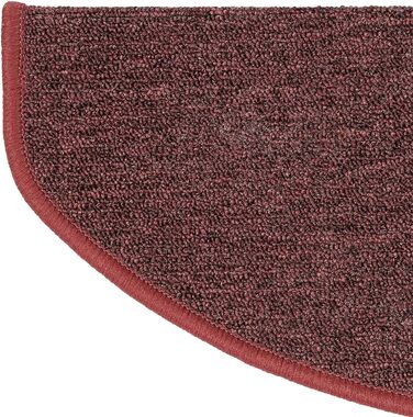 Ступеневі килимки ETM, набір 15 шт. (20 кольорів, 20 моделей). Розміри: 23,5 x 65 см (напівкруглі) та 65 x 23,5 см.