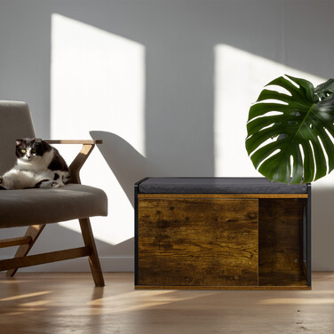Relaxdays Cat Cabinet in Industrial Design