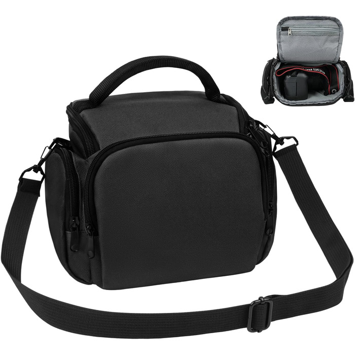 Сумка для камери Ainiv: фотосумка для DSLR/SLR камер Canon, Nikon, Sony (зелена/чорна)