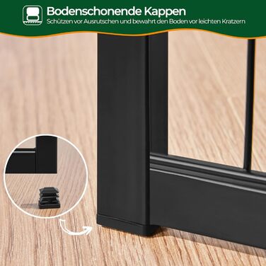 Вольєр для цуценят Yaheetech, 120 см, 16 частин, автоматичне замикання, чорний, для квартири та саду