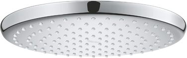 GROHE Vitalio Start 250 Showerhead (water-saving, anti-limescale system, durable surface), chrome, 26815000