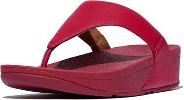 Сандалі жіночі Fitflop Lulu з шкіри, червоно-ягідного кольору, розмір 38 EU