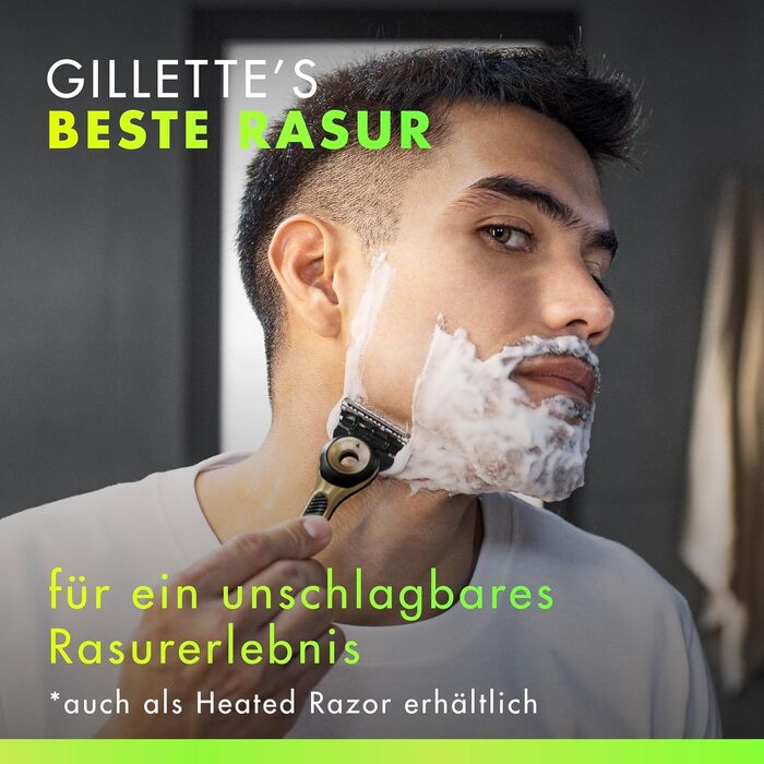 Чоловіча бритва Gillette Labs Champion Gold Edition, металева, 5 лез, з настінним тримачем, золотиста