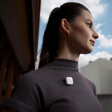 Мікрофон DJI Mic Mini Sender (Чорний), Ultraleicht, Osmo Audio, шумозаглушення, бездротовий мікрофон для телефону/камери, iPhone, Android, Vlog, YouTube (Mic Mini Sender (Білий))