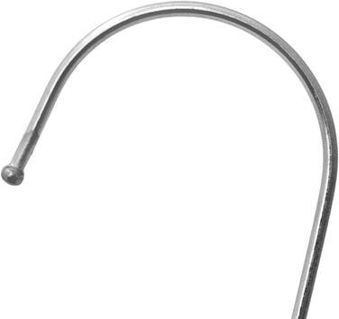 Skippy's 100 Wire Hangers Silver Wire Clothes Hangers - with Notches - for Home Use, Dry Cleaning, Retail Notched