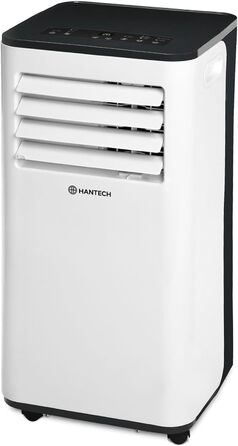Мобільний кондиціонер HANTECH 9000 BTU | 3-в-1: охолодження, вентиляція, осушувач | Охолодження до 33 м² | З пультом керування та випускним шлангом