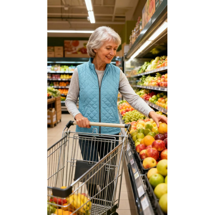 Жіночий безрукавний жилет Bienzoe на блискавці з утеплювачем, легкий, з еластичною в'язкою, кольори: сірий, блакитний (S)