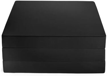Складаний гостьовий матрац Dreamstar Easy Night, 60x190 см, 7 см, чорний, 3-секційний, Оеко-Текс, для сну, випробування 30 ночей