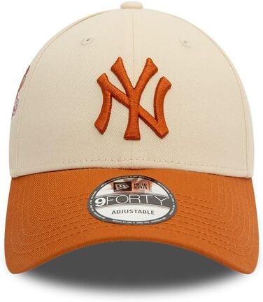 Кепка New Era New York Yankees MLB 75th World Series Sidepatch 9Forty Adjustable - stone/brown