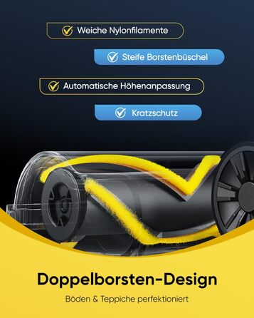 Бездротовий пилосос Vexilar V12 Akku: 50 хв роботи, 50 kPa, 450W, антизаплутування, легкий, безщітковий мотор, для твердих поверхонь, килимів, шерсті тварин, синій