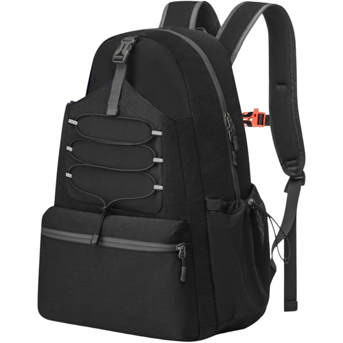 Lunaanda Tennis Backpack - Tactical Tennis Bag with Shoe Compartment & Racket Protection - Large Pickleball Bag Holds 4 Rackets