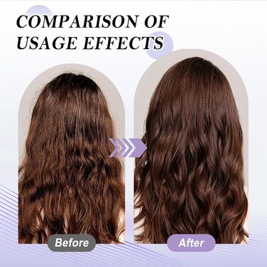 Щітка для кучерявого волосся: формування та завивання кучерів (фіолетовий)