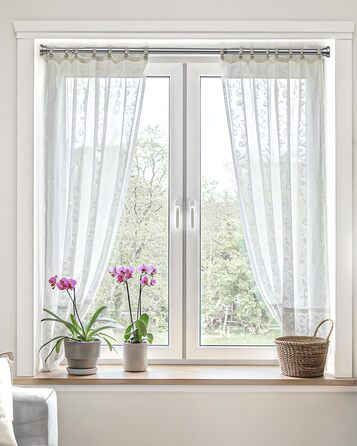 Телескопічна штанга для карнизи/душової кабіни, 79-195 см (срібна)