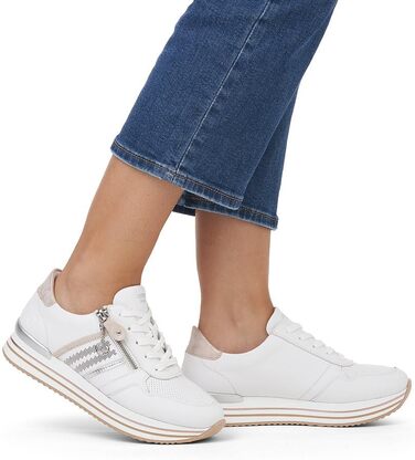 Жіночі кросівки Remonte D1318 - білі, напівчеревики, зручна устілка, 40 EU