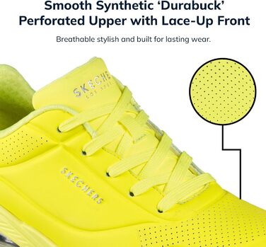 Жіночі кросівки Skechers UNO Night Shades, жовті, 39 EU