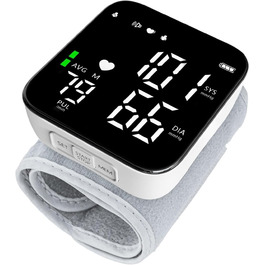 Тонометр на зап'ястік, LED-дисплей, регульована манжета, виявлення аритмії, CK-W118