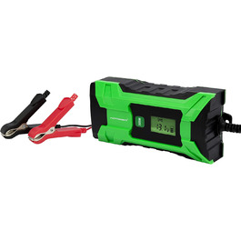 Інтелектуальний зарядний пристрій Motorkit з LCD-дисплеєм, 4A, для свинцевих акумуляторів