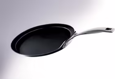 Le Creuset Non-Stick Crepe Pan, Ø 28 cm, Suitable for all cooktops including induction, Anthracite/Silver, 51106280010002