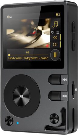 Портативний аудіо плеєр HiFi H2 з Bluetooth, DSD DAC, OTG, підтримкою до 256GB, без втрати якості, 32GB картки пам'яті