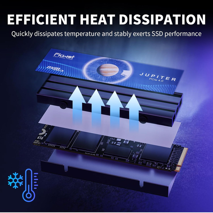 SSD накопичувач FX991 M.2 NVMe PCIe Gen4 2TB – для PS5, ноутбуків, 7300 МБ/с