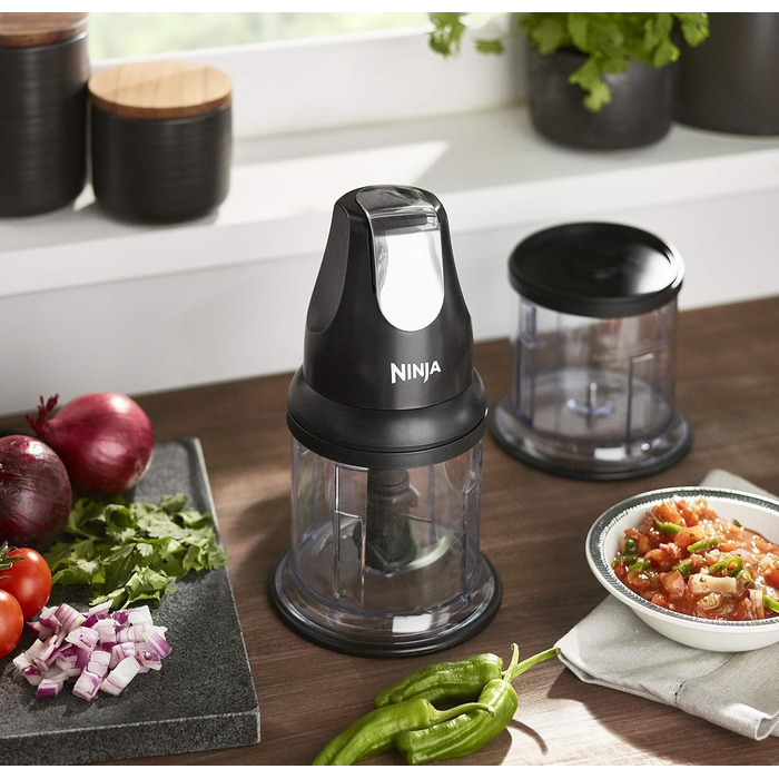 Електричний подрібнювач Ninja Express Chop Mini NJ1002EUBK – для соусів, дипів, пюре та супів