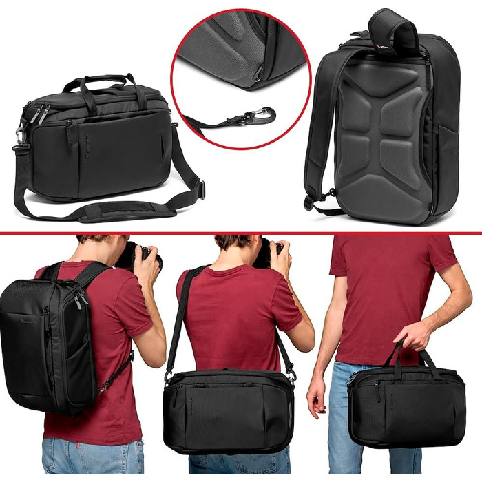 Рюкзак для камери Manfrotto Advanced Fast III Hybrid III M - для бездзеркальних камер, об'єктивів та ноутбука