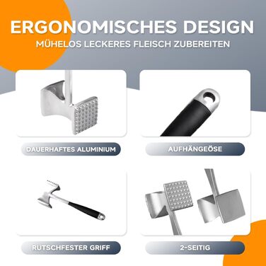 Кухонний молоток для м'яса, ніж для відбивання стейків та птиці, кухонний інструмент для м'яса